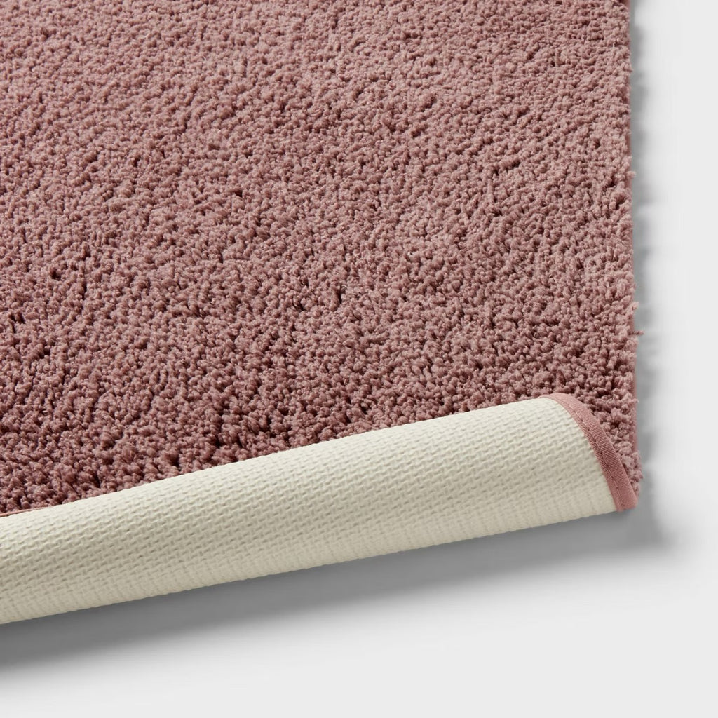20"x34" Performance Plus Plush Non Skid Bath Rug Mauve - Threshold