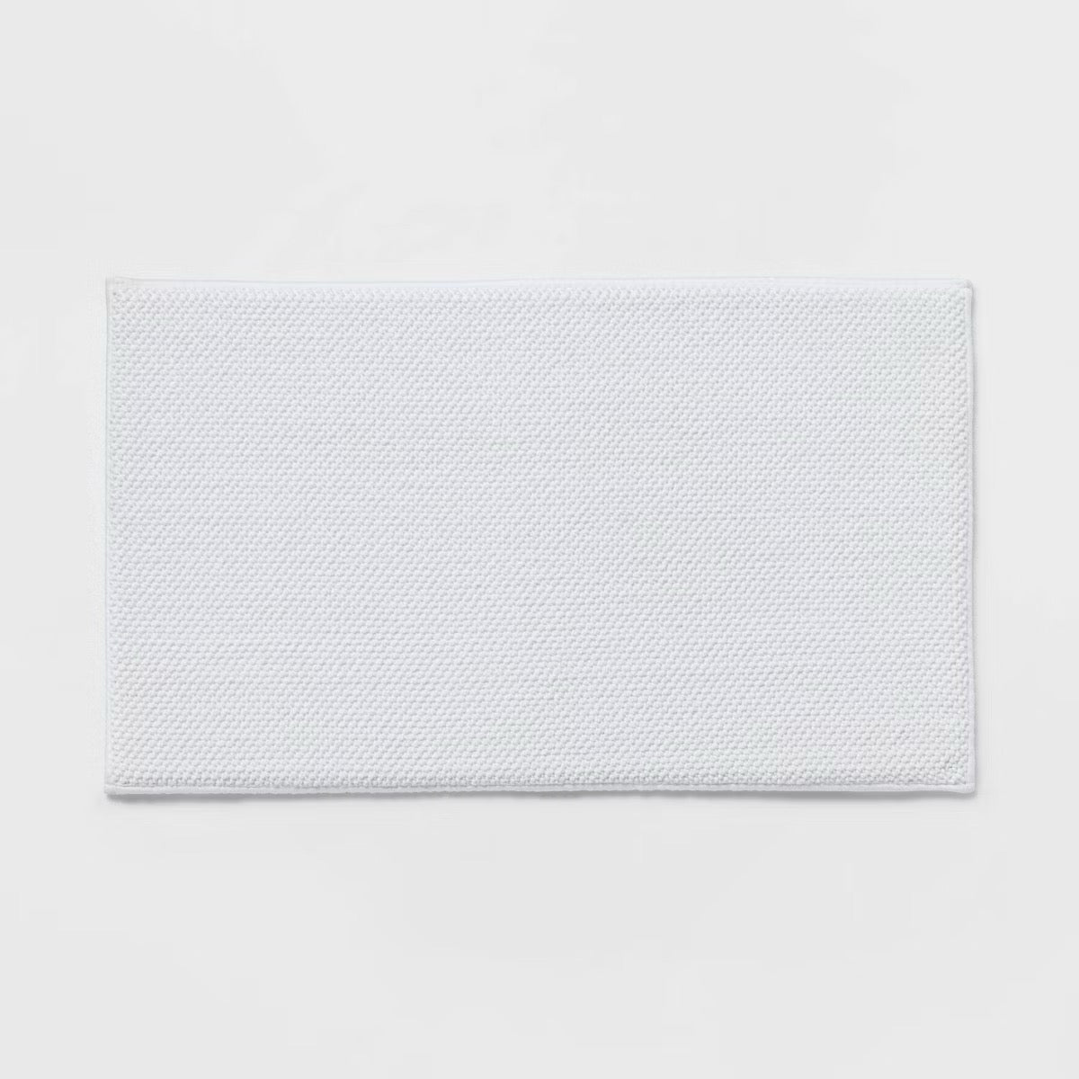 20"x34" Performance Plus Cotton Memory Foam Bath Rug White - Threshold