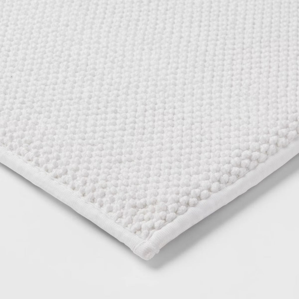 20"x34" Performance Plus Cotton Memory Foam Bath Rug White - Threshold