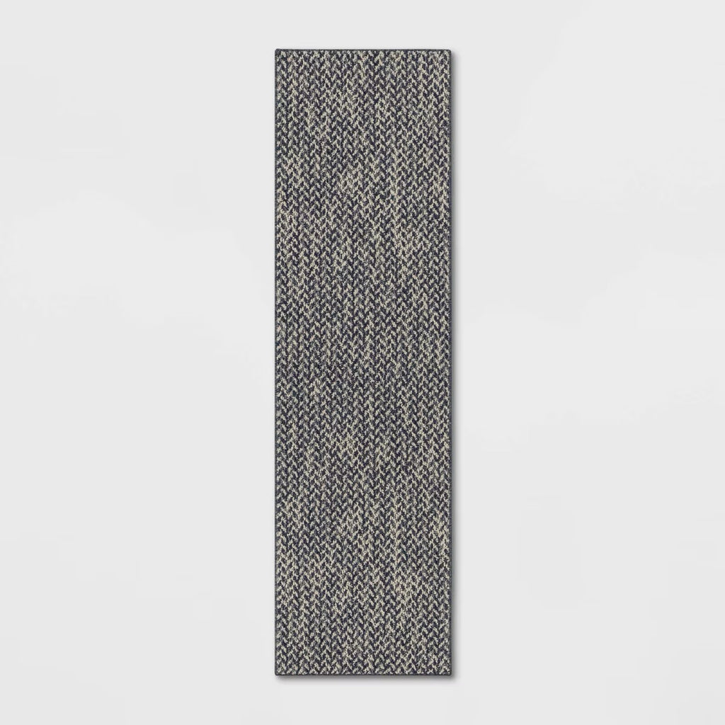 2’ x 7’ Washable Weave Herringbone Rug - Threshold