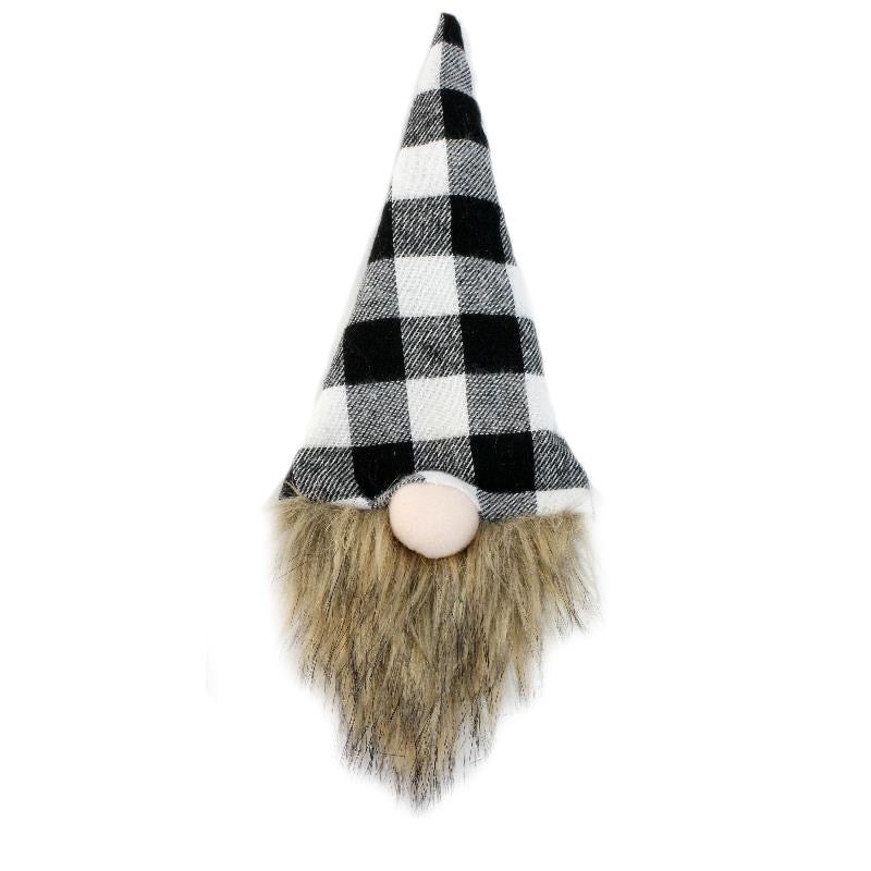 WINE BOTTLE TOPPER GNOME B&W
