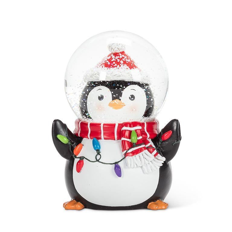 Small Penguin Head in Snow Globe