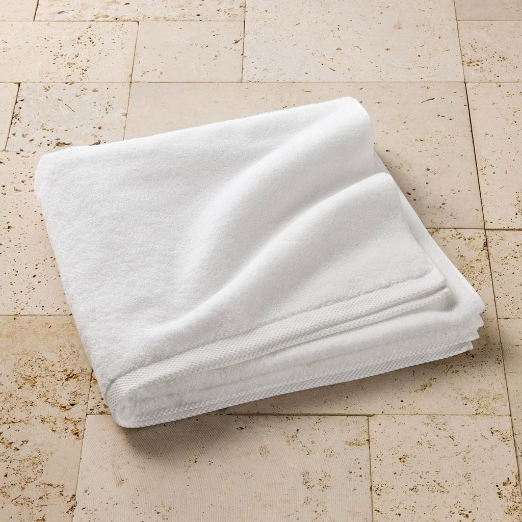 Organic Bath Sheet White - Casaluna