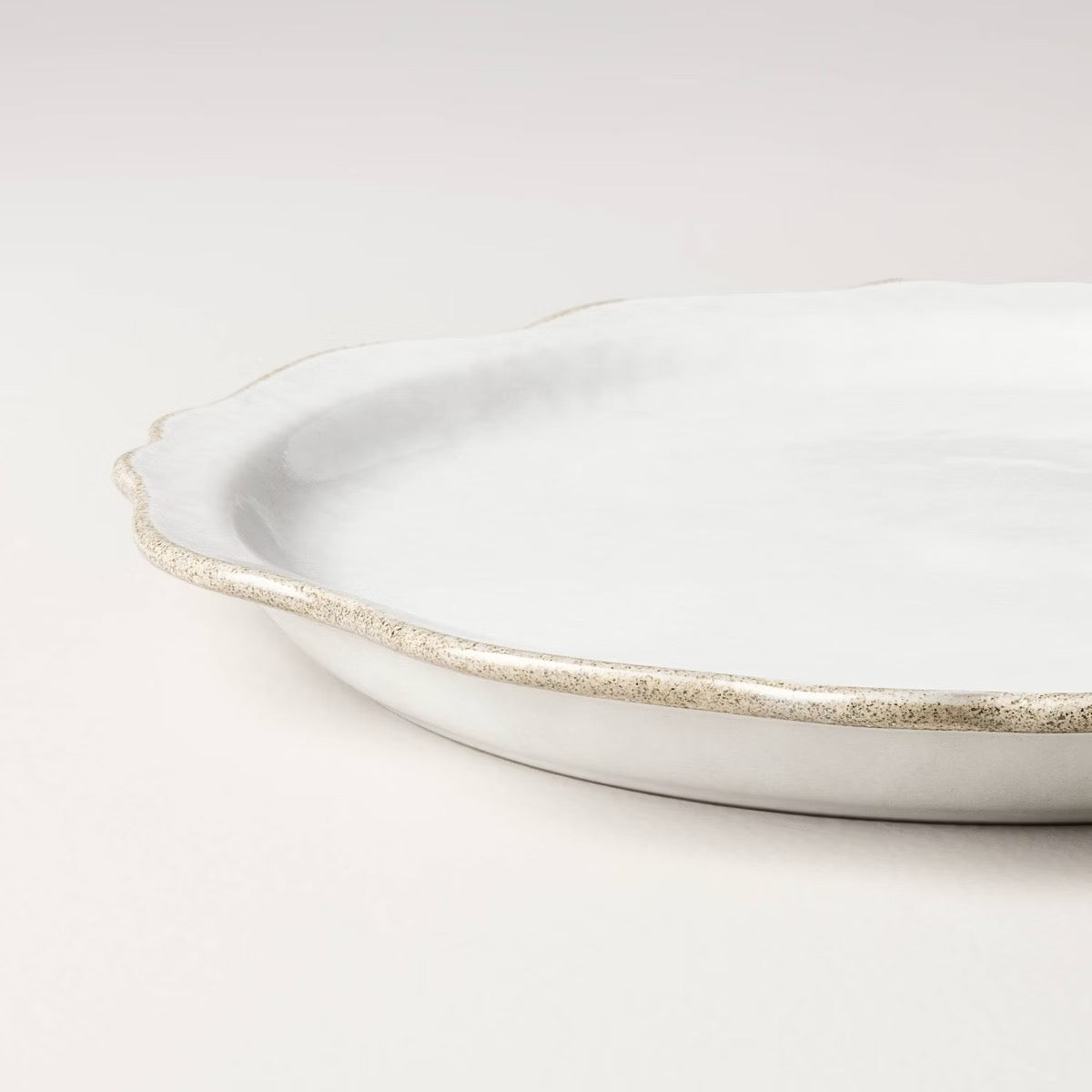 Carved Edge Dinner Plate Cream - Hearth & Hand with Magnolia