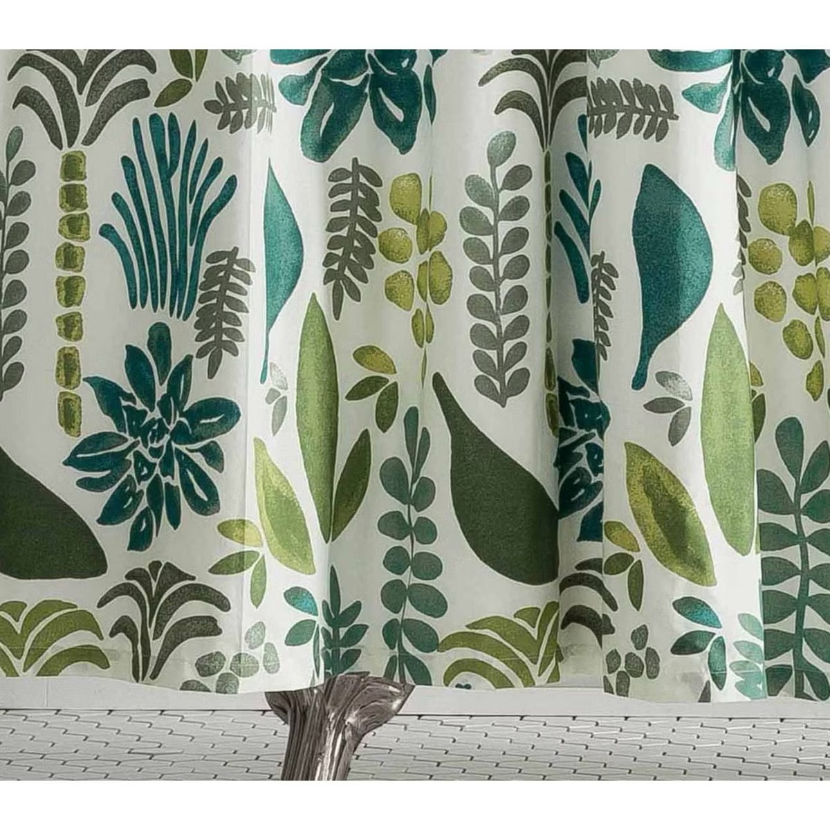 Jungalow Jardin Shower Curtain Green/Blue