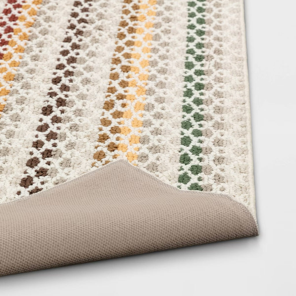 2'5 x 3'8 Striped Rug