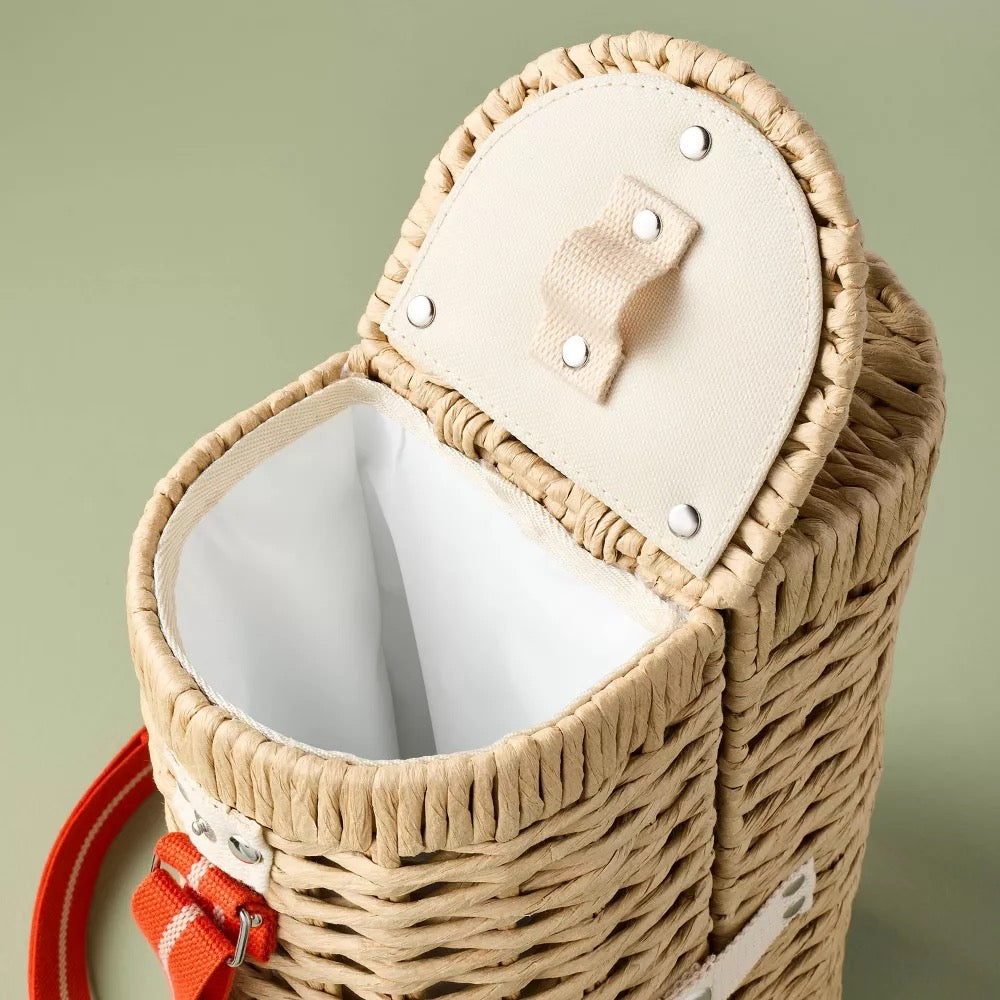 Woven Bottle Carrier - Hearth & Hand with Magnolia