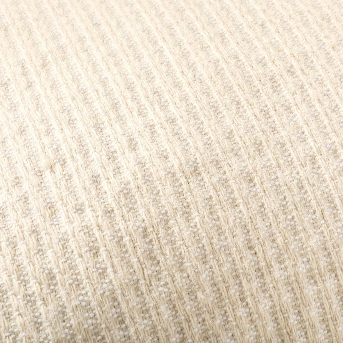 18"x18" Textured Woven Flange Detail Indoor/Outdoor Square Throw Pillow Natural/Blush