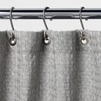 72"x72" Waffle Weave Shower Curtain Gray - Threshold