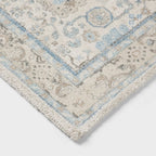 24"x36" Oversized Medallion Bath Rug Cream - Threshold