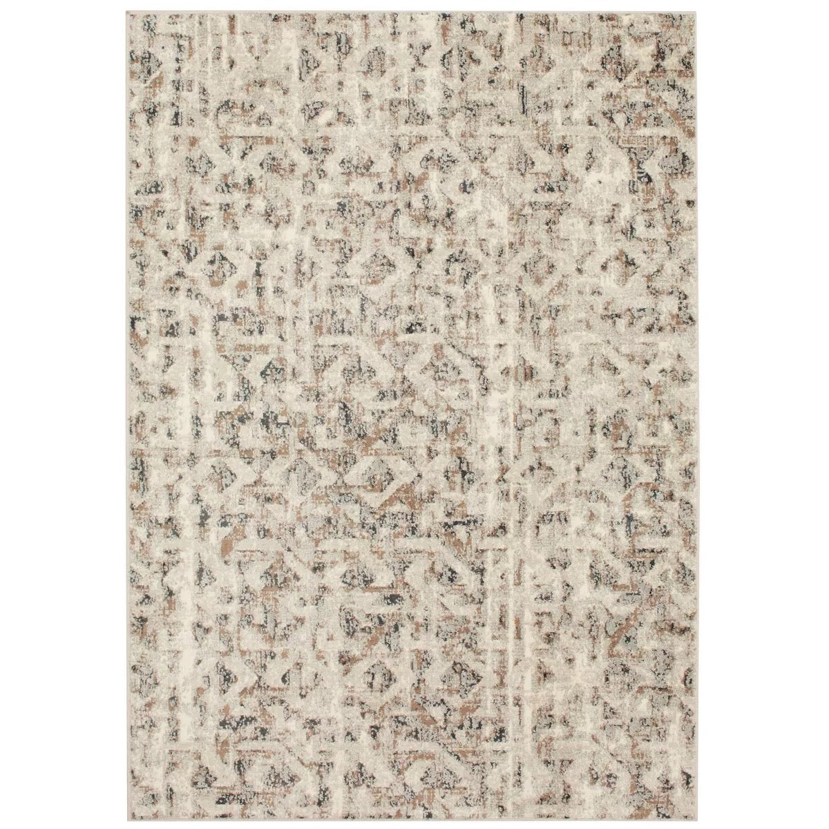 5'x7' Eliot Geo Area Rug Tan/Beige/Gray - Threshold