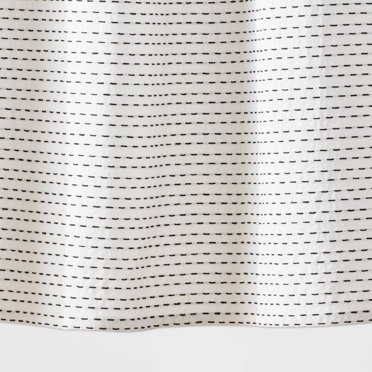 Woven Dotted Line Shower Curtain - Threshold