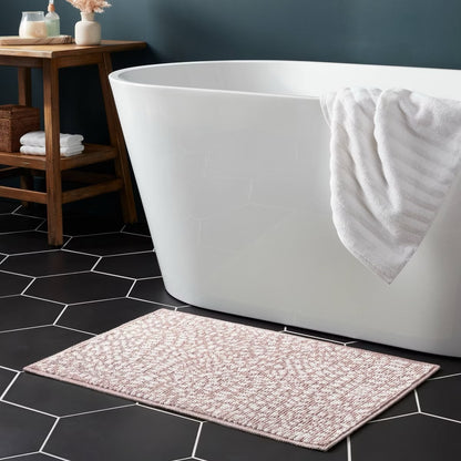 20"x30" Performance Plus Bath Rug Mauve Geo - Threshold