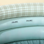 132 Gallon Layered Plaid Inflatable Kiddie Pool Green/Blue - Hearth & Hand