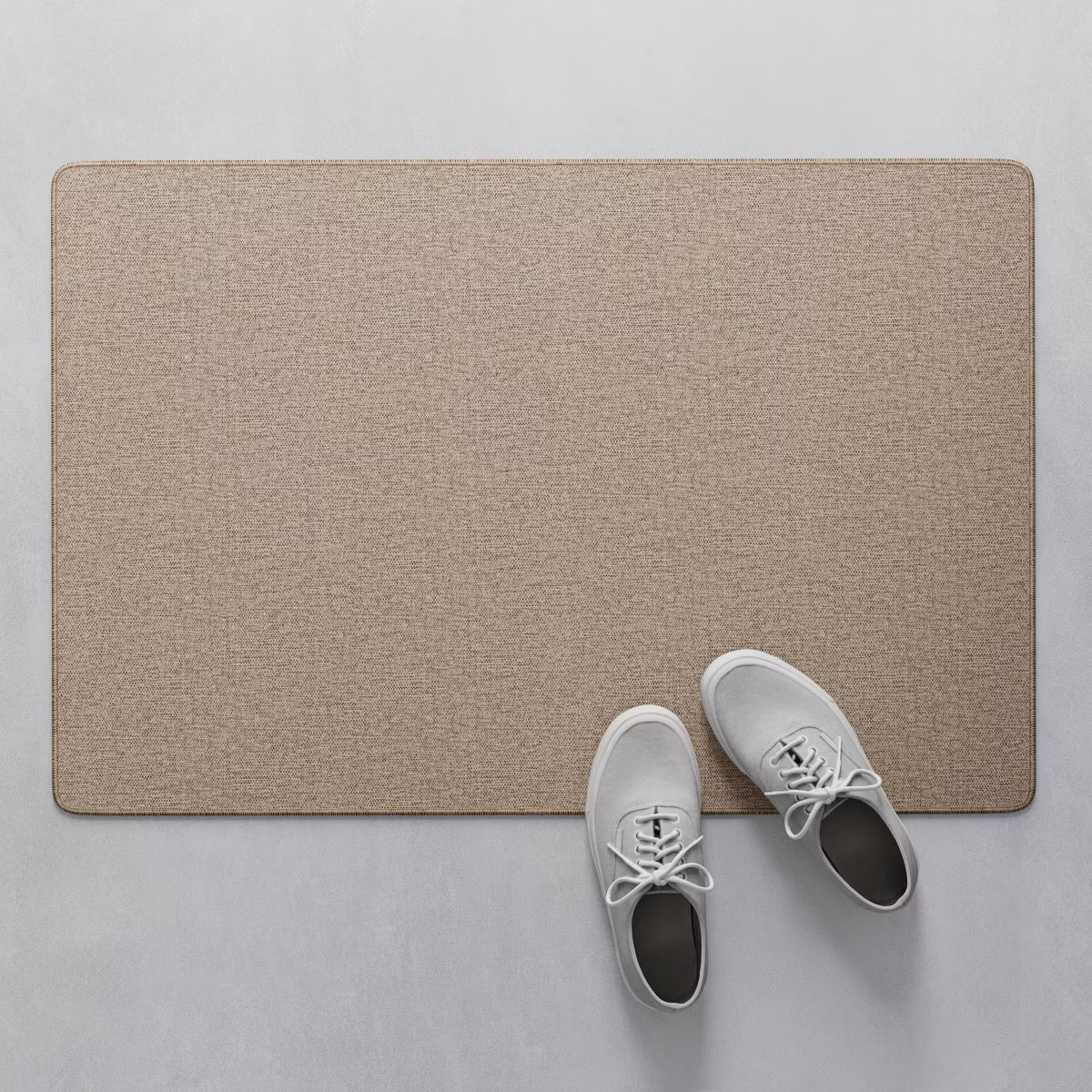 2' x 3' Solid Utility Accent Rug Mid Gray - Threshold