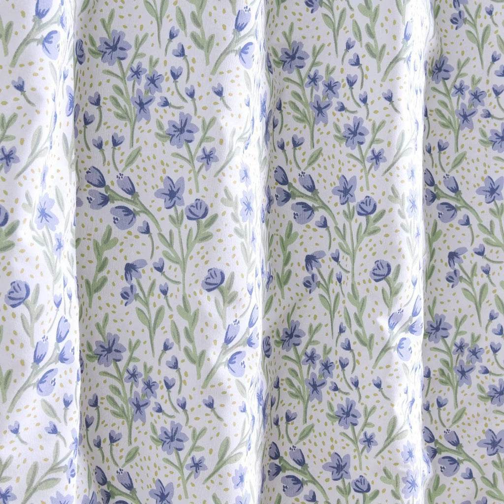 Peri Home Shower Curtain Blue Floral