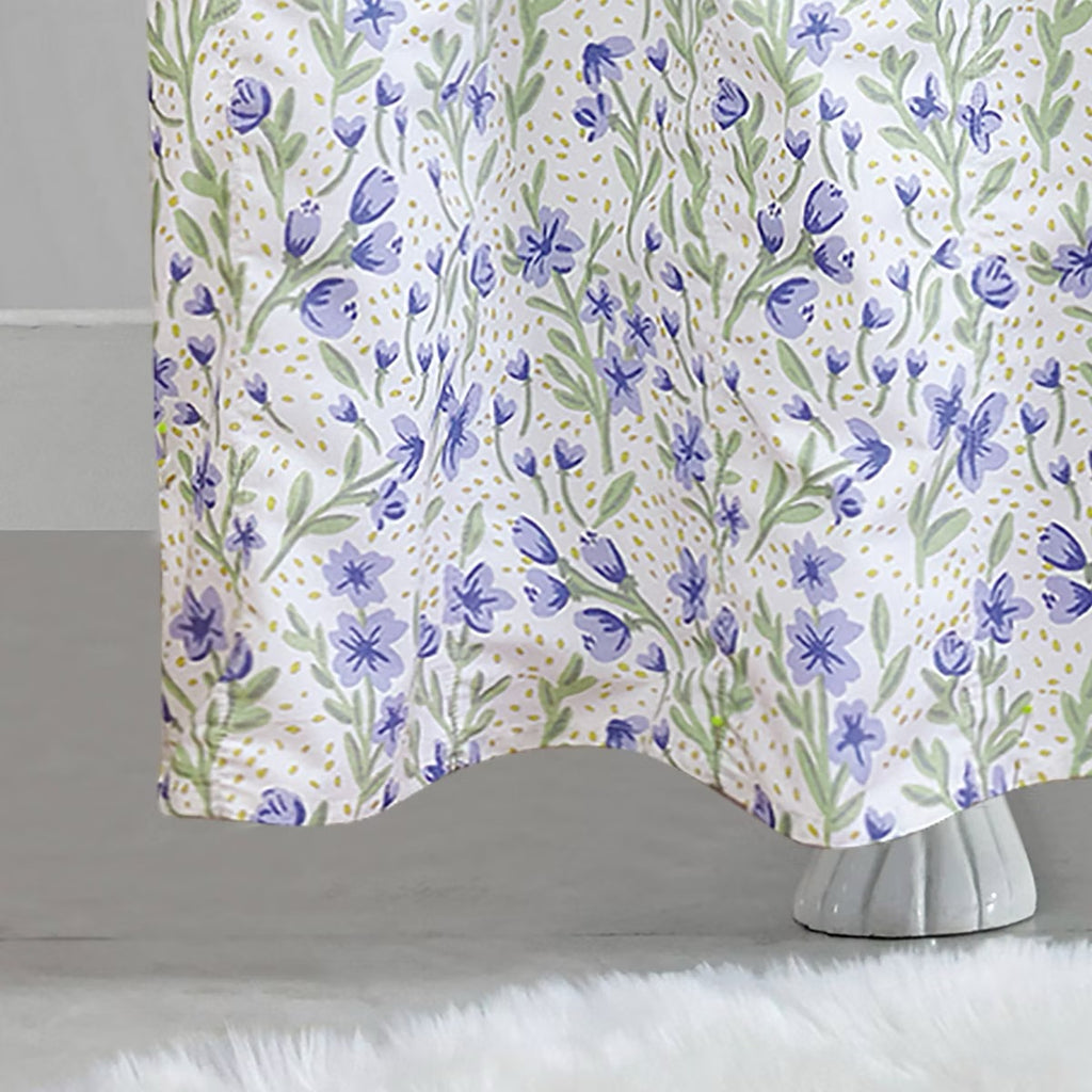 Peri Home Shower Curtain Blue Floral