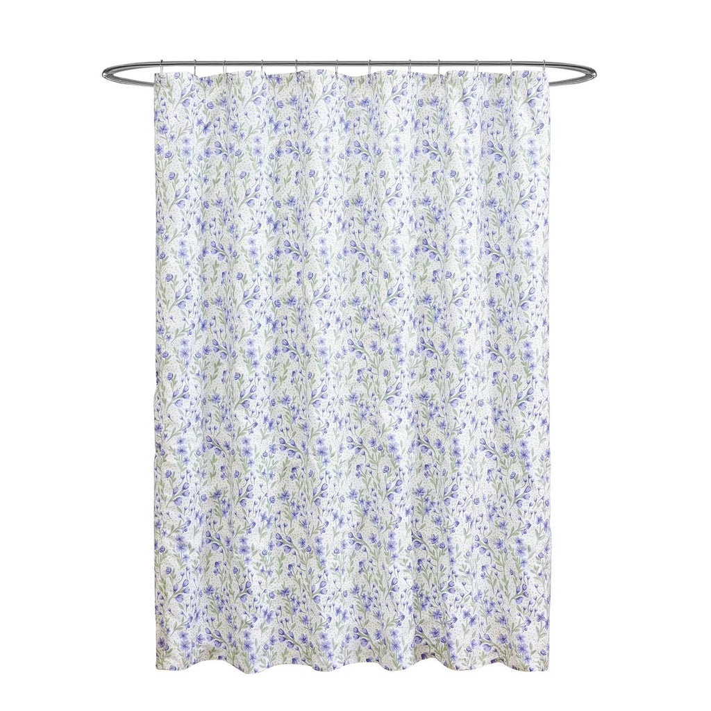 Peri Home Shower Curtain Blue Floral