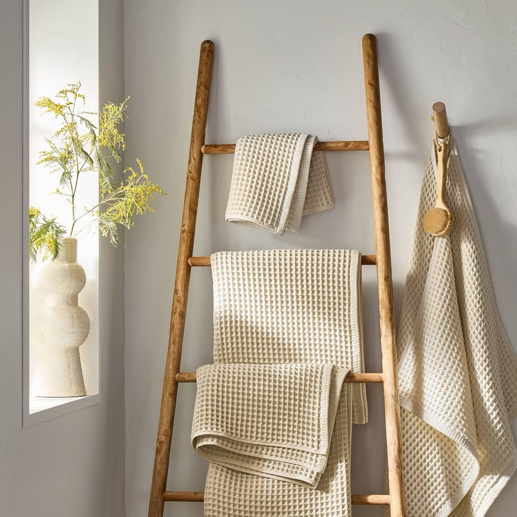 Waffle Hand Towel Natural - Casaluna
