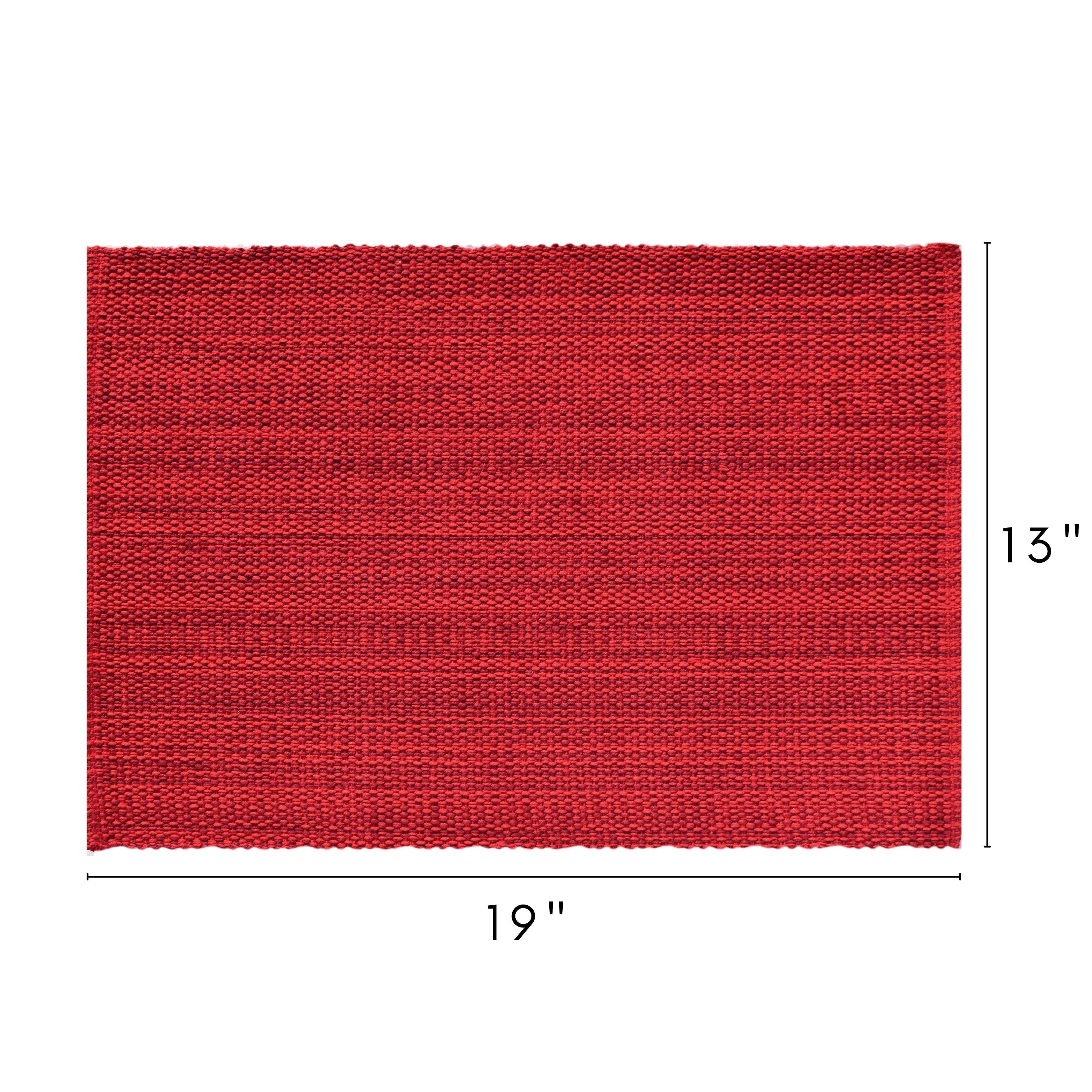 Casual Classic Cotton Placemats - Set of 4/set of 6