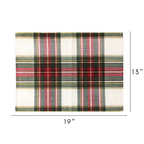 Celebration Plaid Cotton Placemats - Set of 4