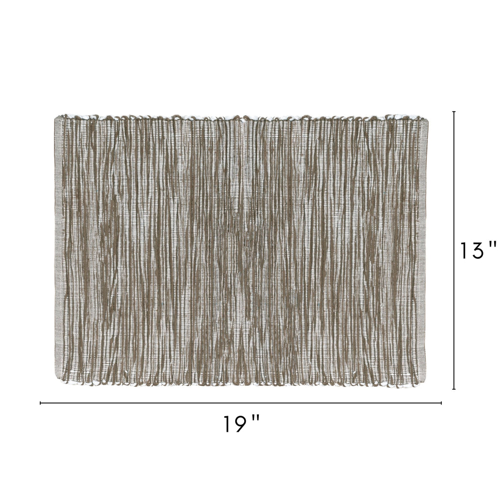 Shadows Cotton Placemats - Set of 4