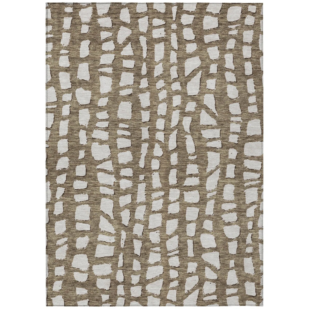 2'6 x 3'10 Lamanna Washable Striped Rug
