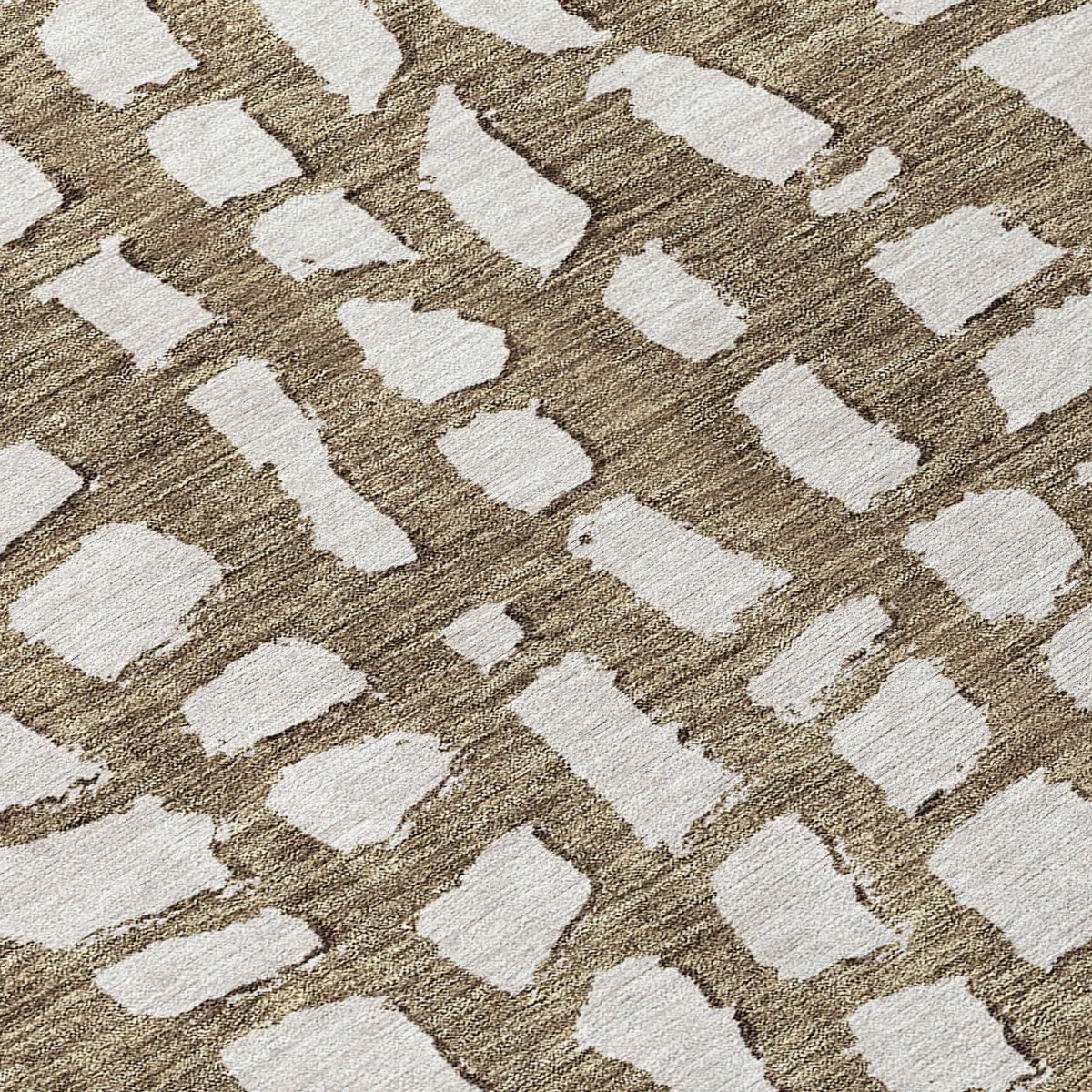 2'6 x 3'10 Lamanna Washable Striped Rug