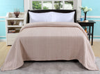 Herringbone Stripe Cotton Blanket