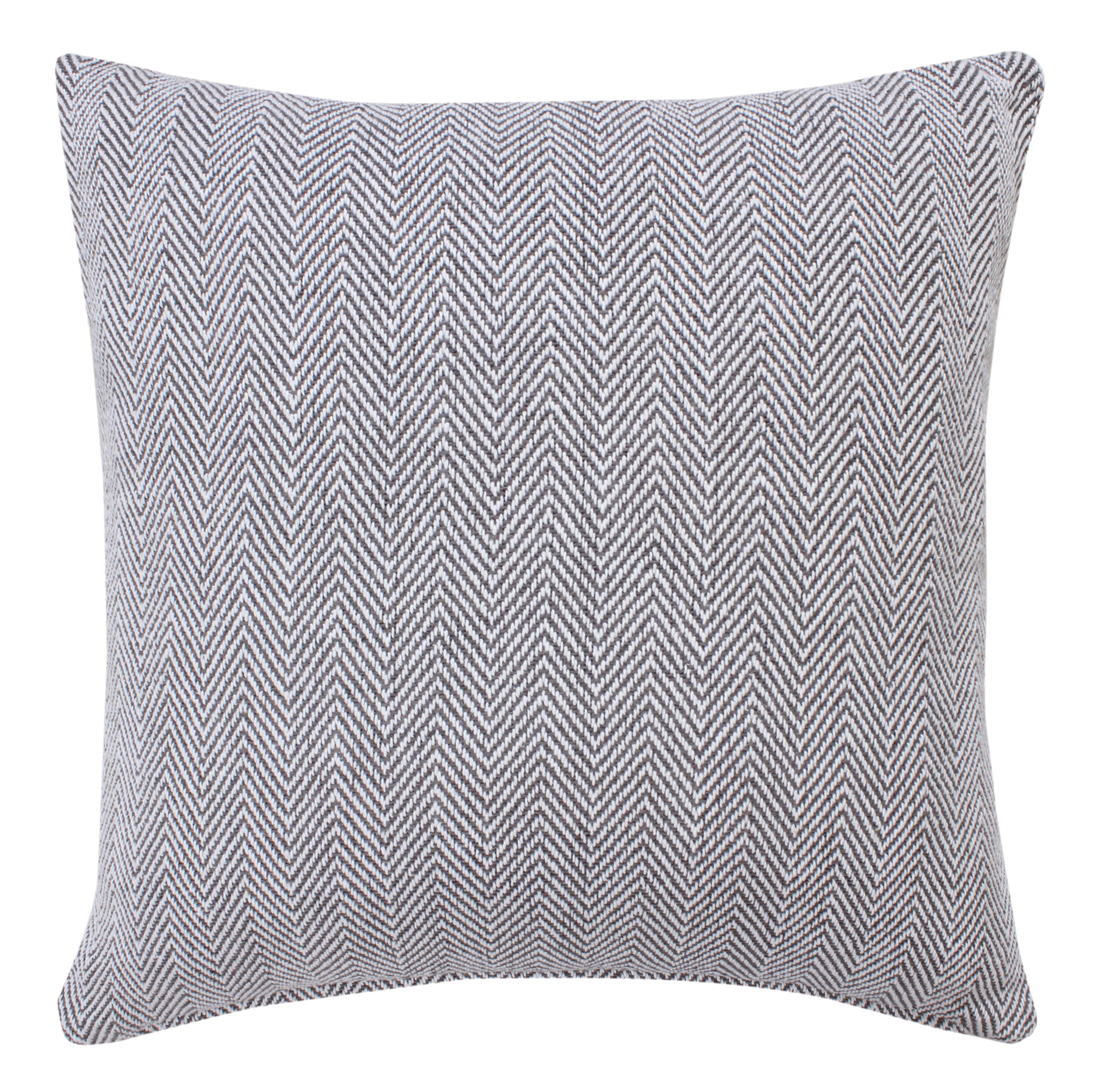 Herringbone Stripe Cotton Cushion with filler