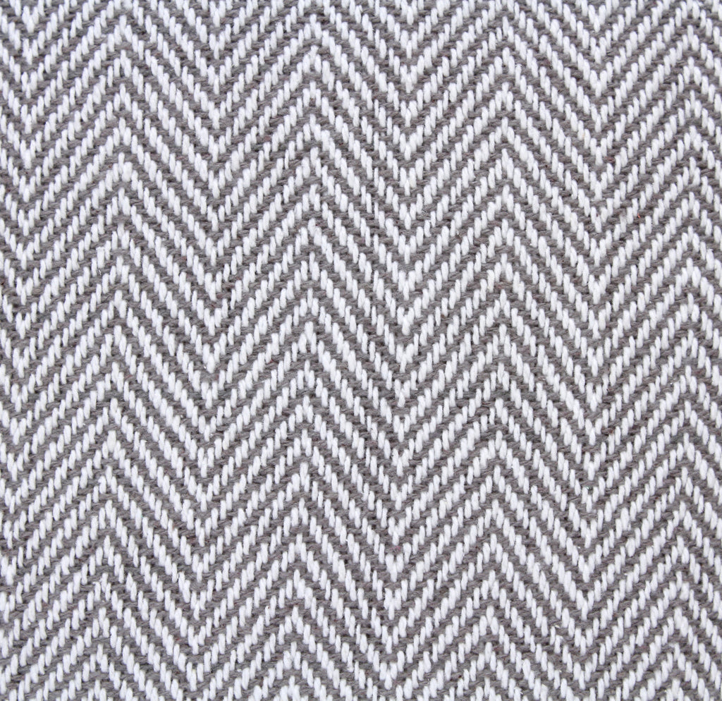 Herringbone Stripe Cotton Cushion with filler