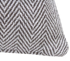 Herringbone Stripe Cotton Cushion with filler