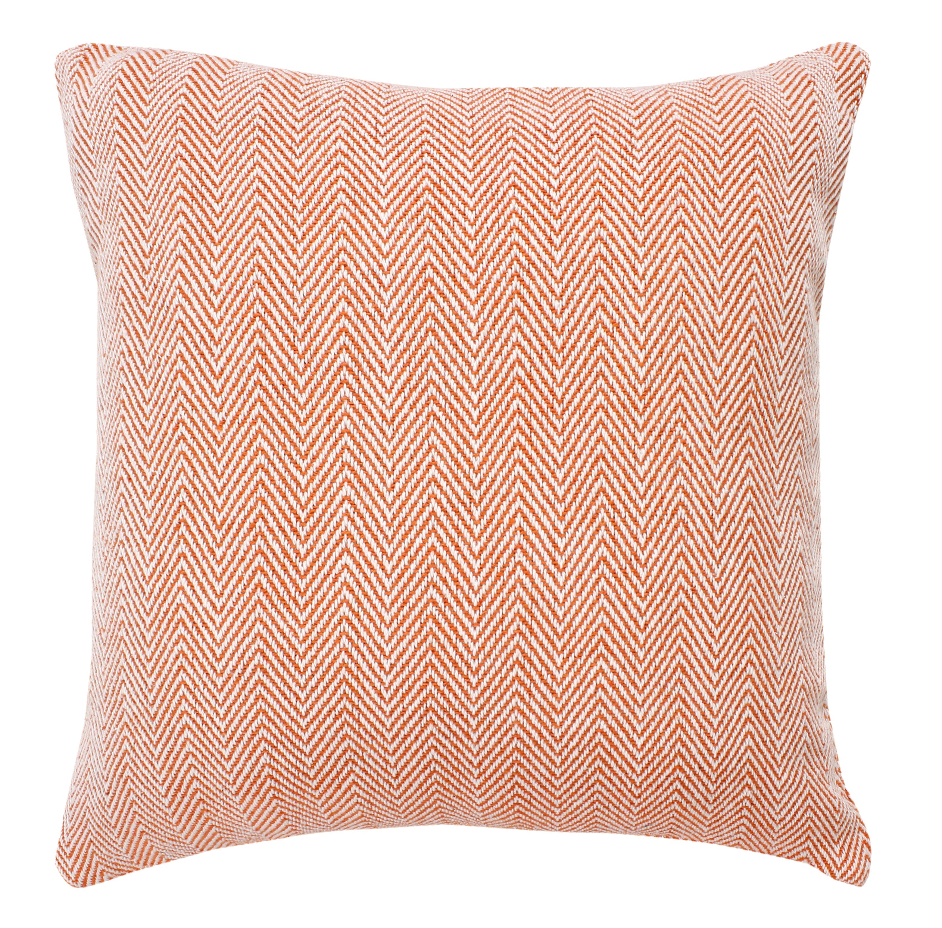 Herringbone Stripe Cotton Cushion with filler