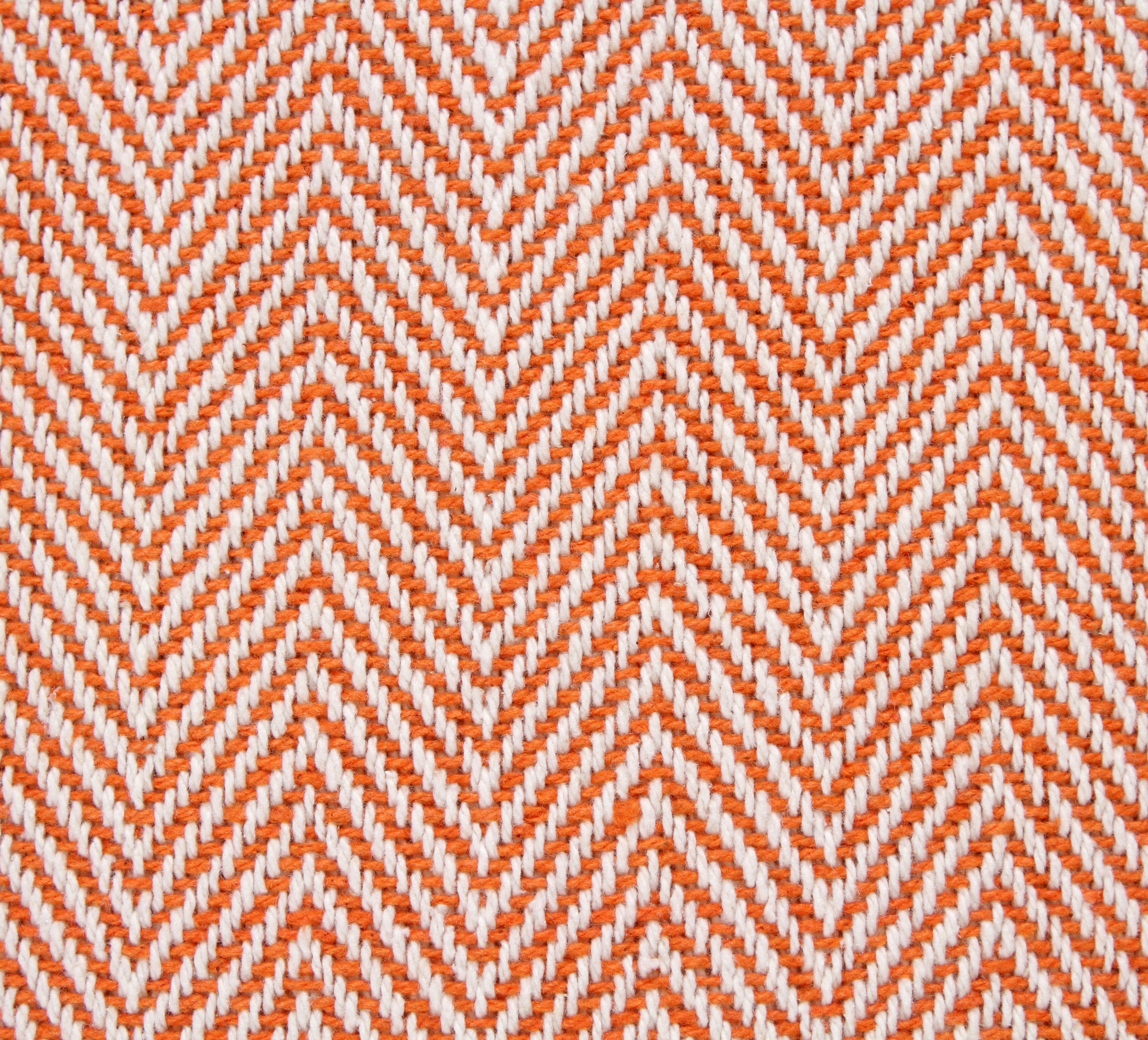 Herringbone Stripe Cotton Cushion with filler
