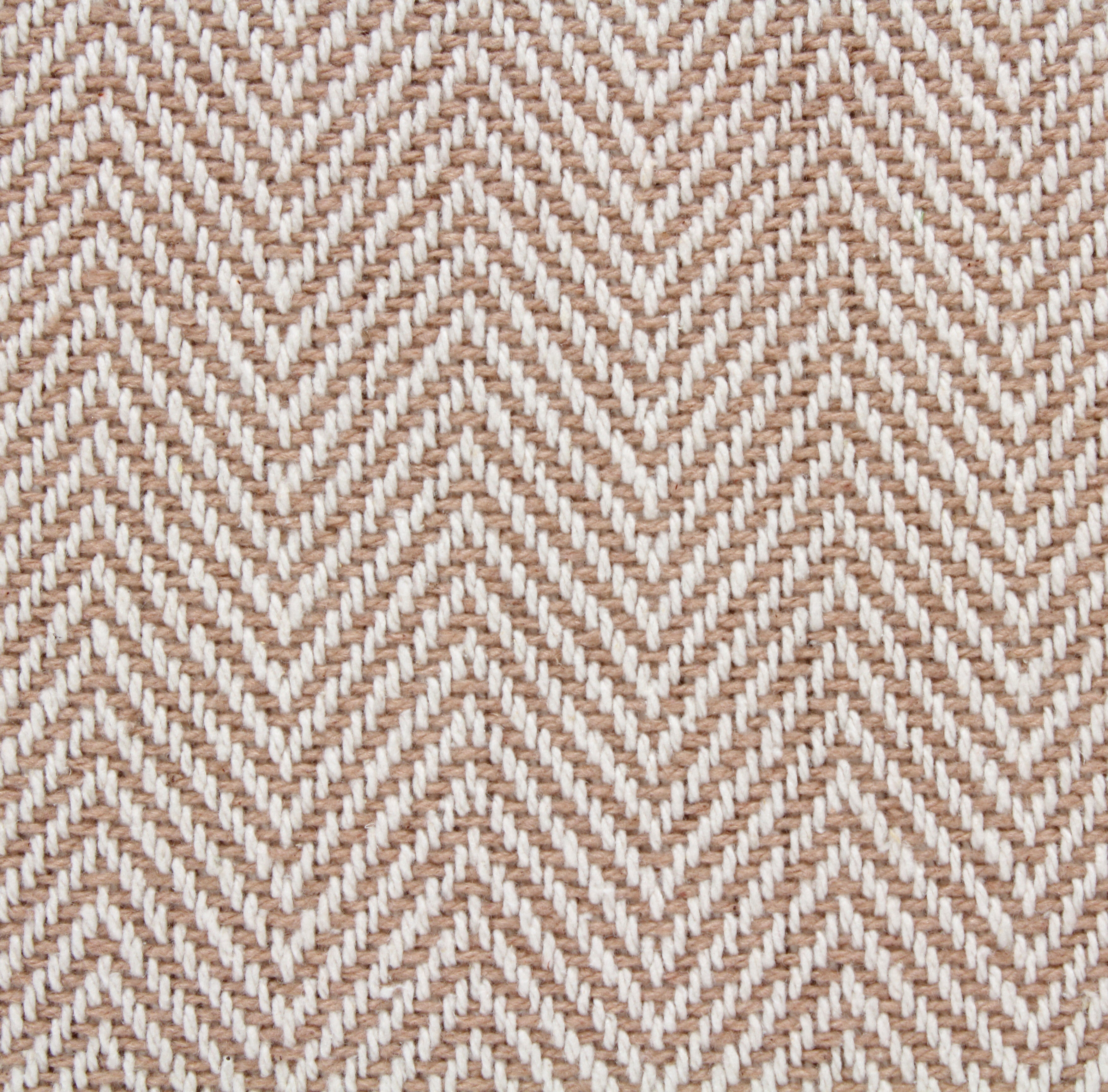 Herringbone Stripe Cotton Cushion with filler