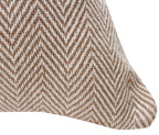 Herringbone Stripe Cotton Cushion with filler