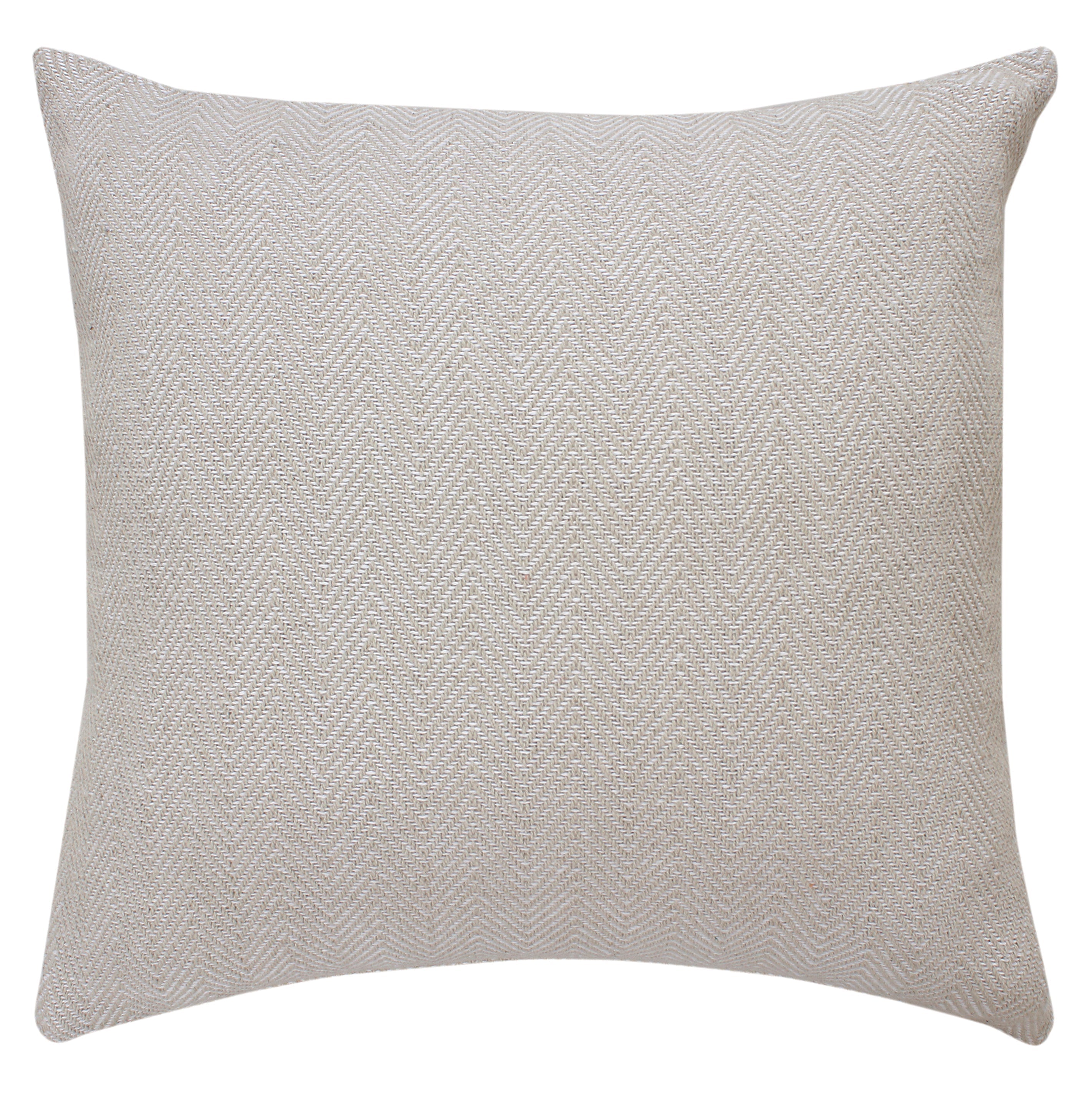 Herringbone Stripe Cotton Cushion with filler
