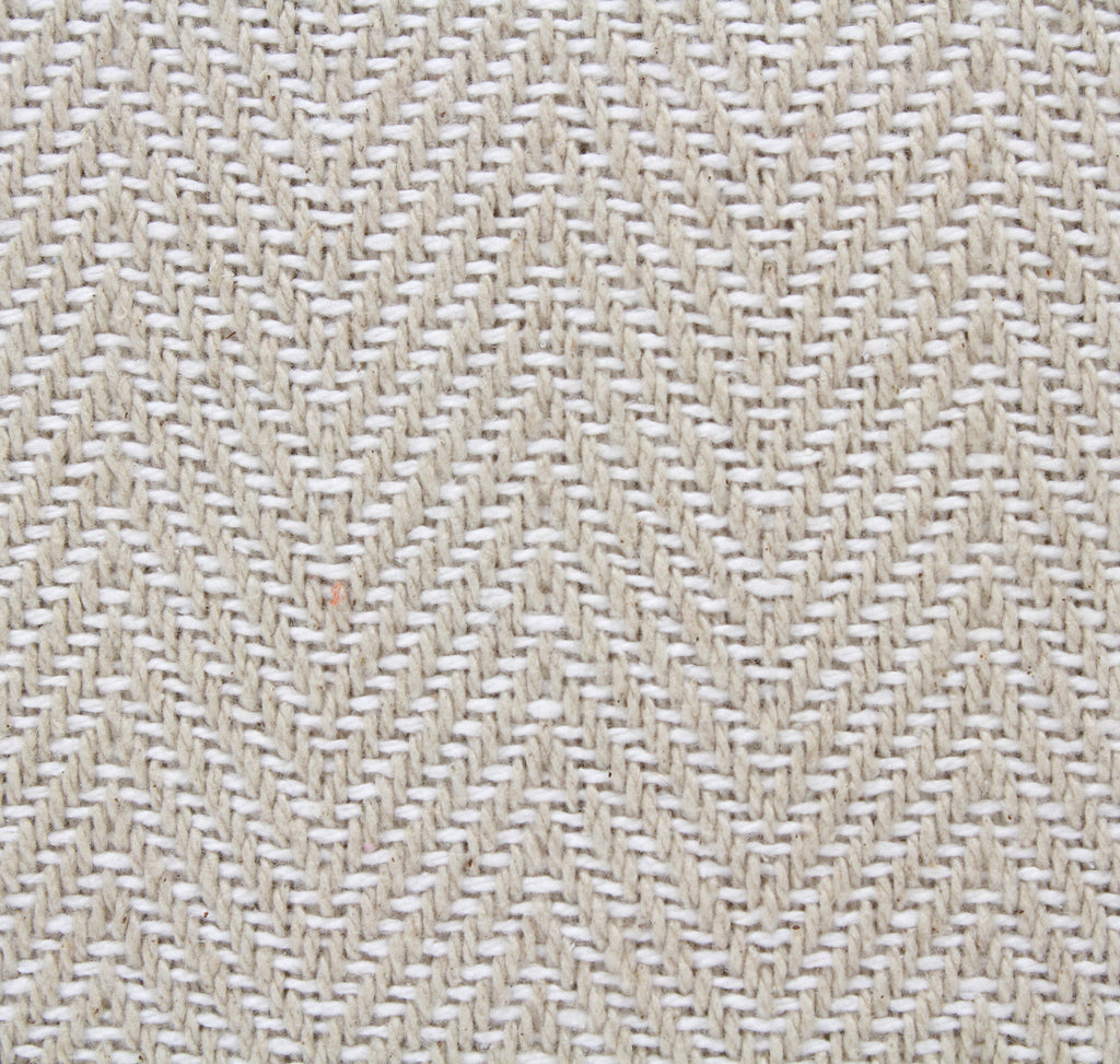 Herringbone Stripe Cotton Cushion with filler