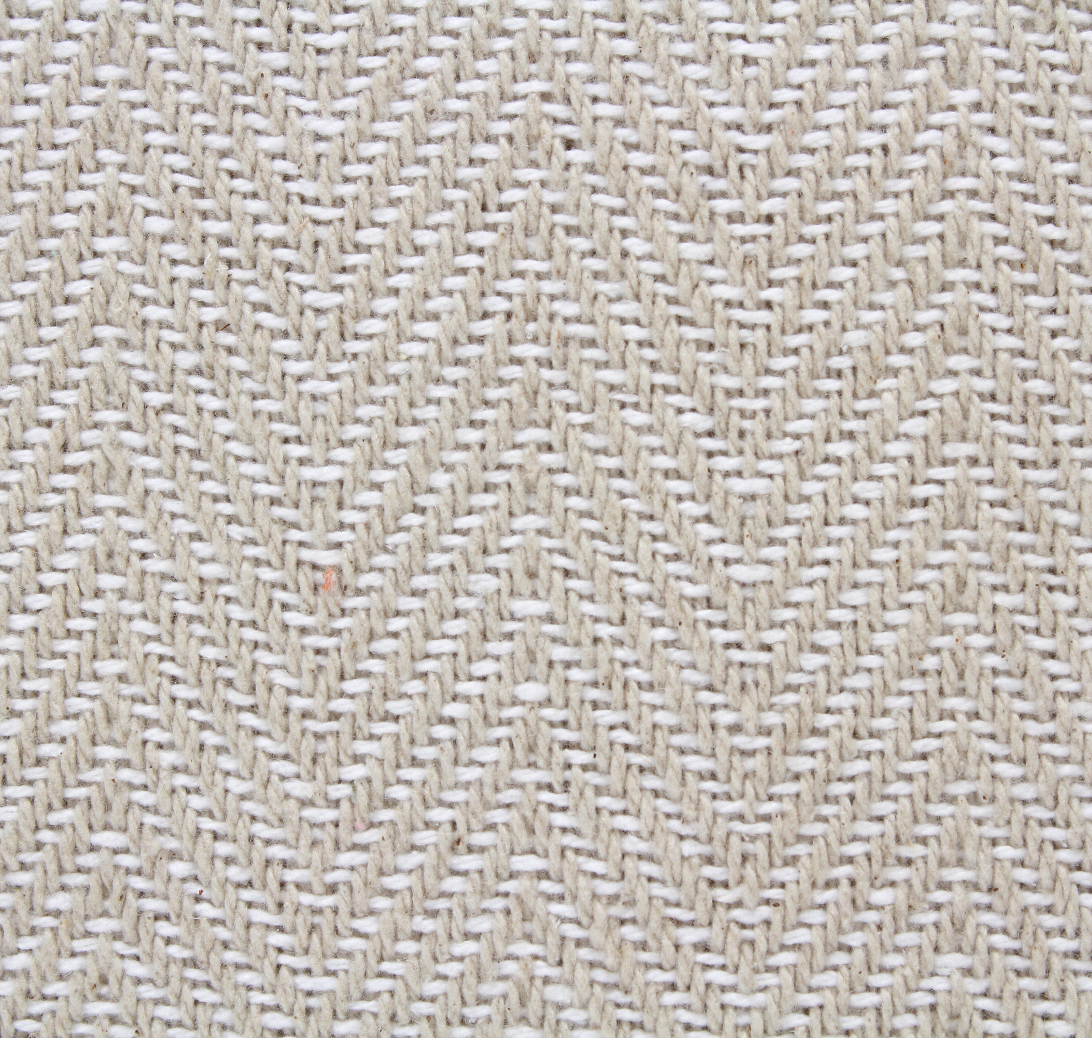 Herringbone Stripe Cotton Cushion with filler