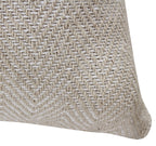 Herringbone Stripe Cotton Cushion with filler