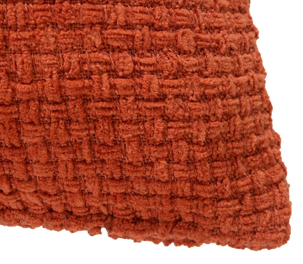 Chenille Basket Weave Cushion