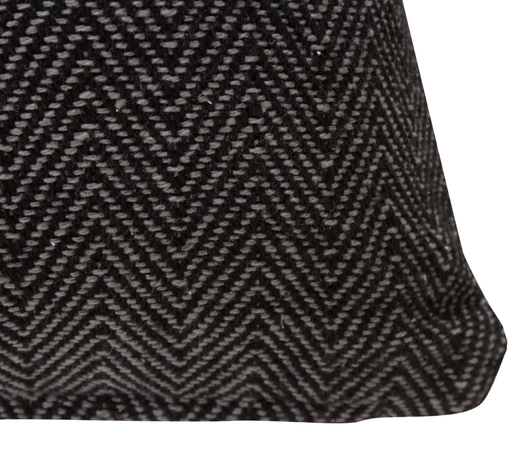 Herringbone Stripe Cotton Cushion with filler