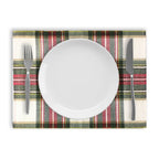 Celebration Plaid Cotton Placemats - Set of 4