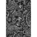 2'6x3'10 Premium Machine Washable Prisco Black Rug