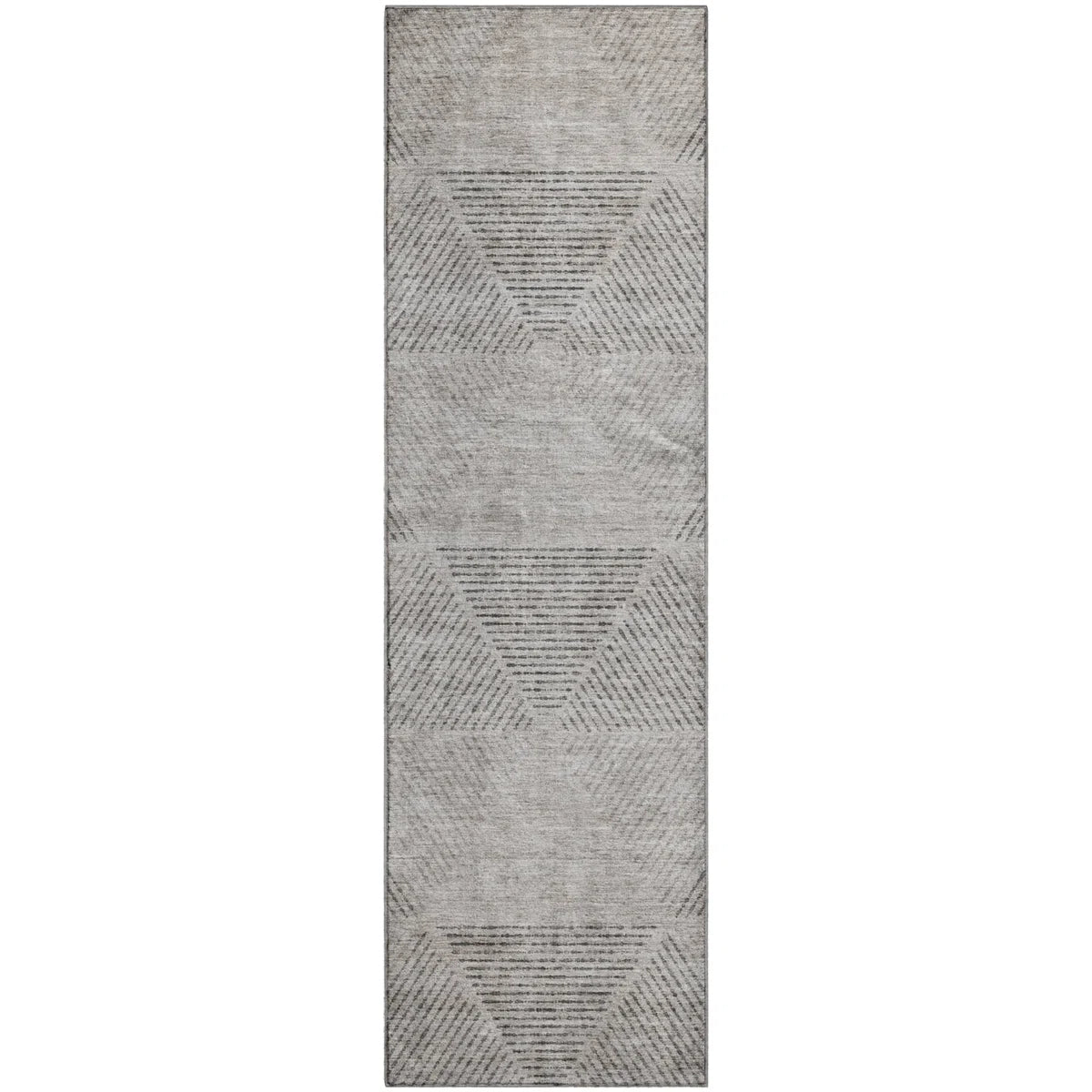2'3 x 7'6 Bungalow Rose Premium Machine Washable Prisco Taupe Rug