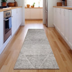 2'3 x 7'6 Bungalow Rose Premium Machine Washable Prisco Taupe Rug