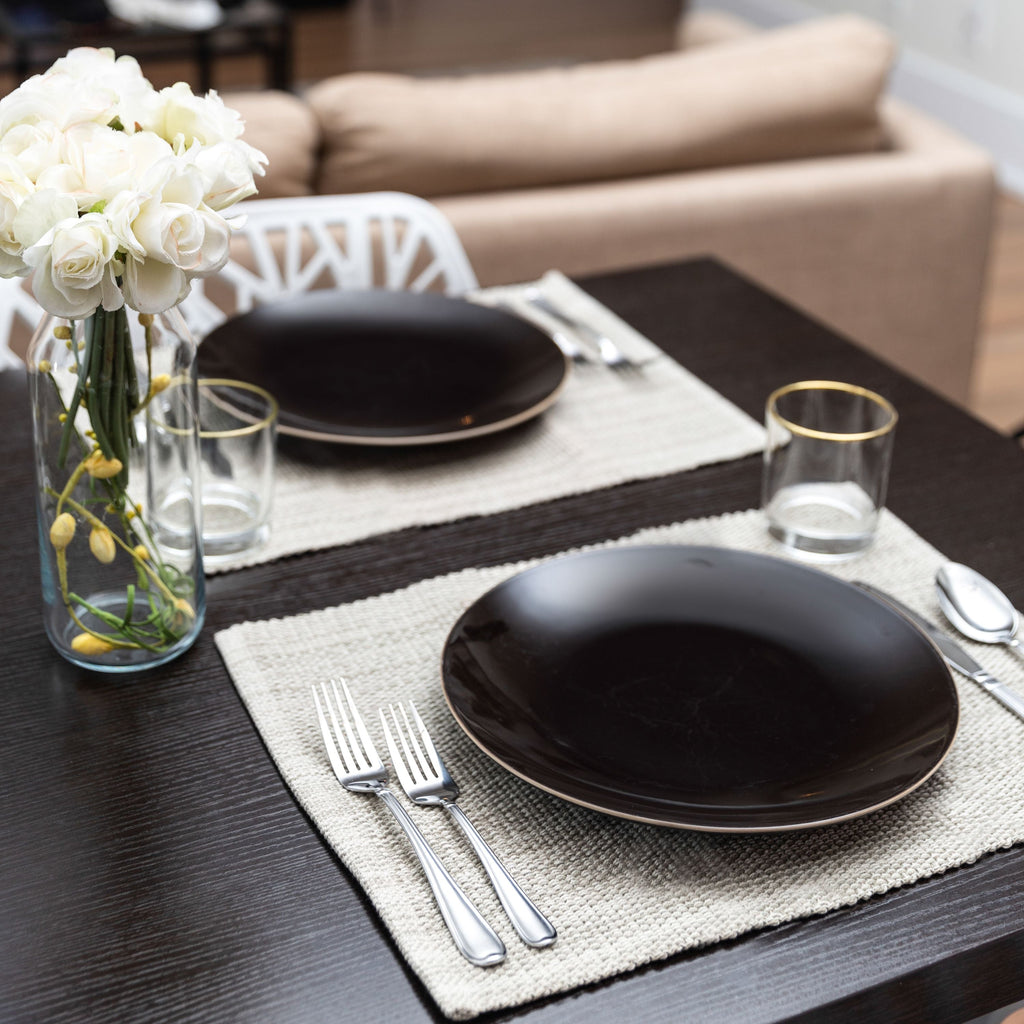 Casual Classic Cotton Placemats - Set of 4/set of 6