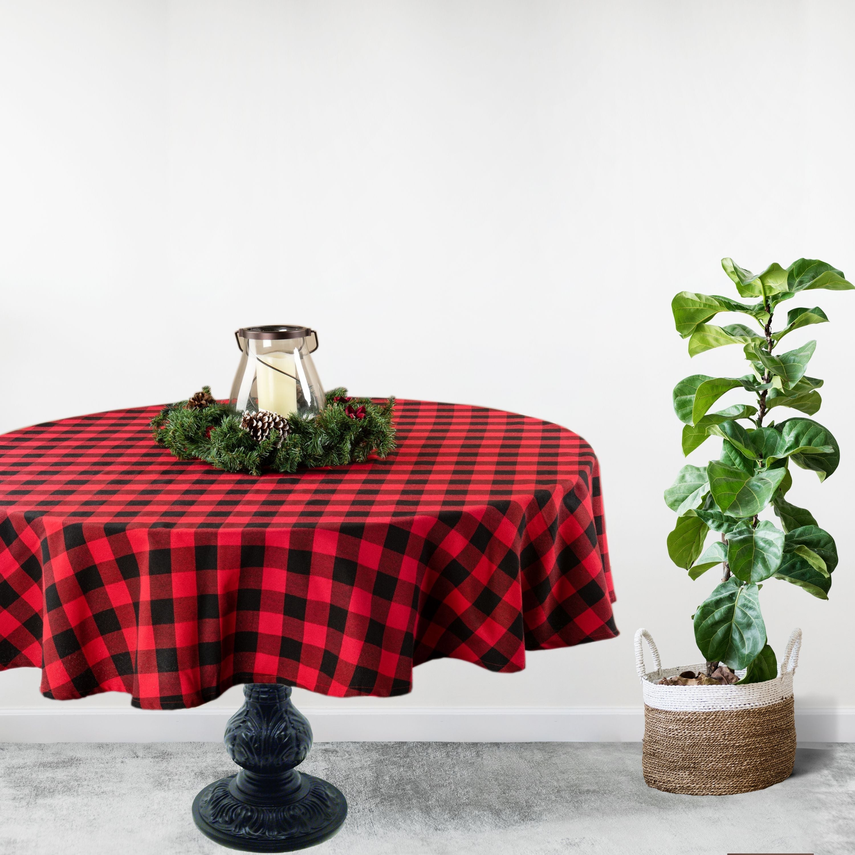 Buffalo Check Cotton Tablecloth