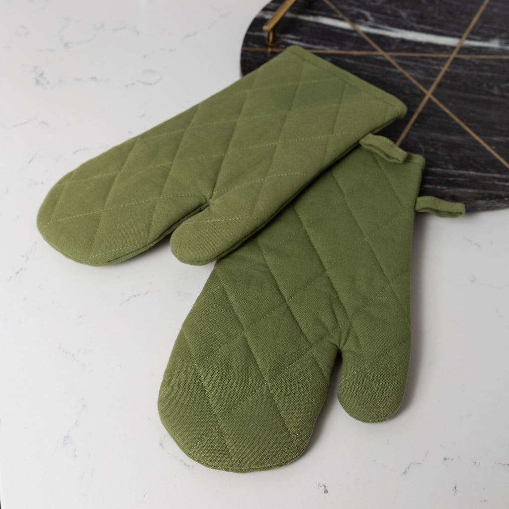 Solo Cotton Oven Mittens - Set of 2