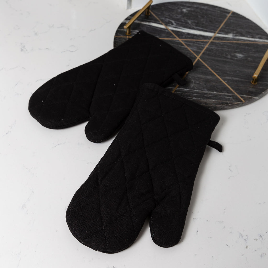 Solo Cotton Oven Mittens - Set of 2